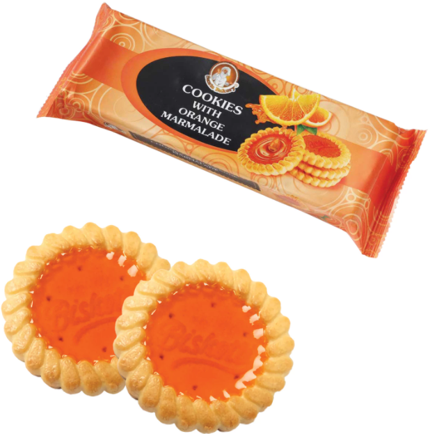Печенье сдобное апельсиновый мармелад Бискотти 100г