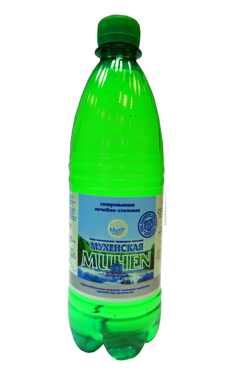 Вода Мухенская-3 газированная лечебно-столовая 0,5л