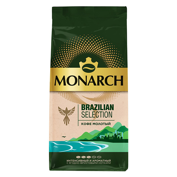 Кофе молотый Monarch Brazilian Selection 230г