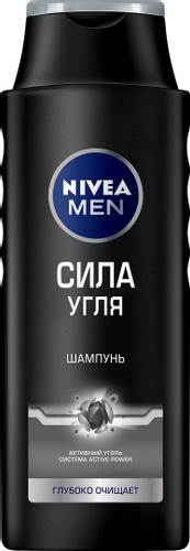 Шампунь для волос мужской Nivea Men Сила Угля 400мл