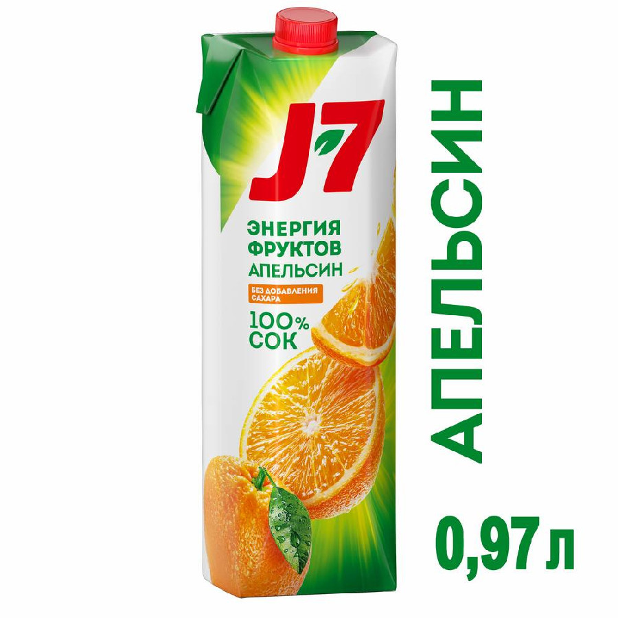 Сок J7 апельсин 0,97л