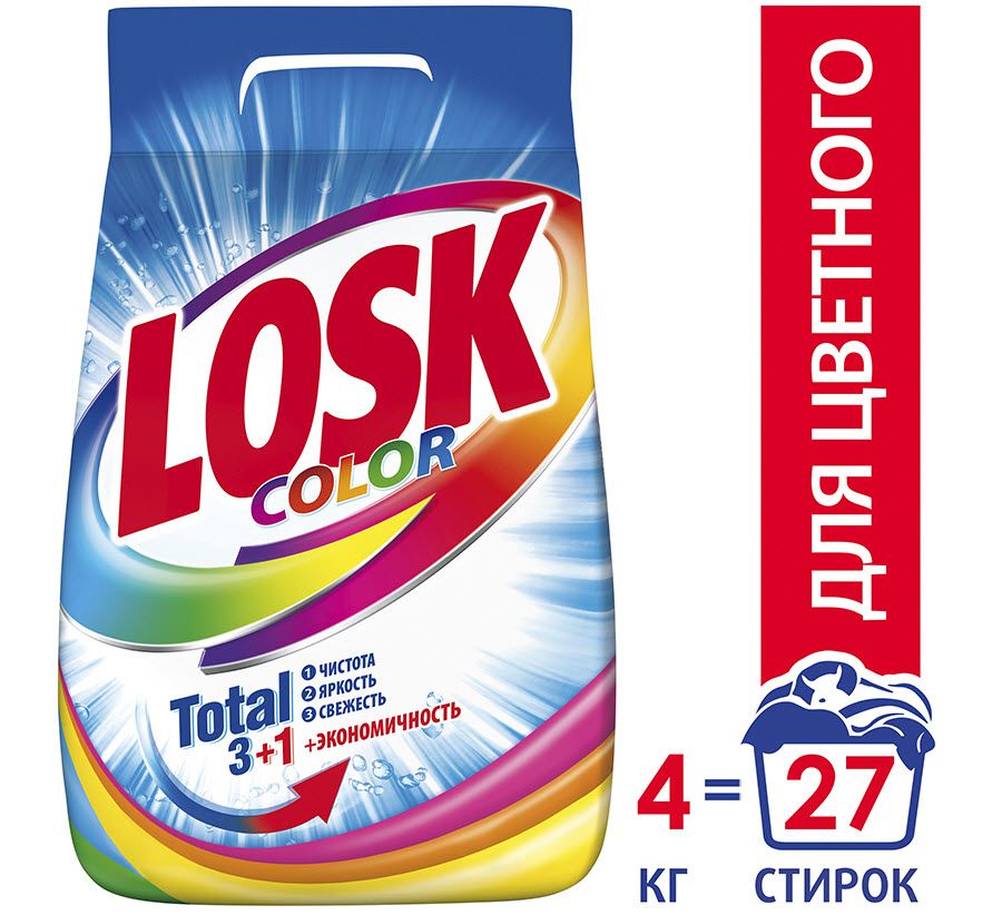 Порошок стиральный Losk Color автомат 4,05кг 