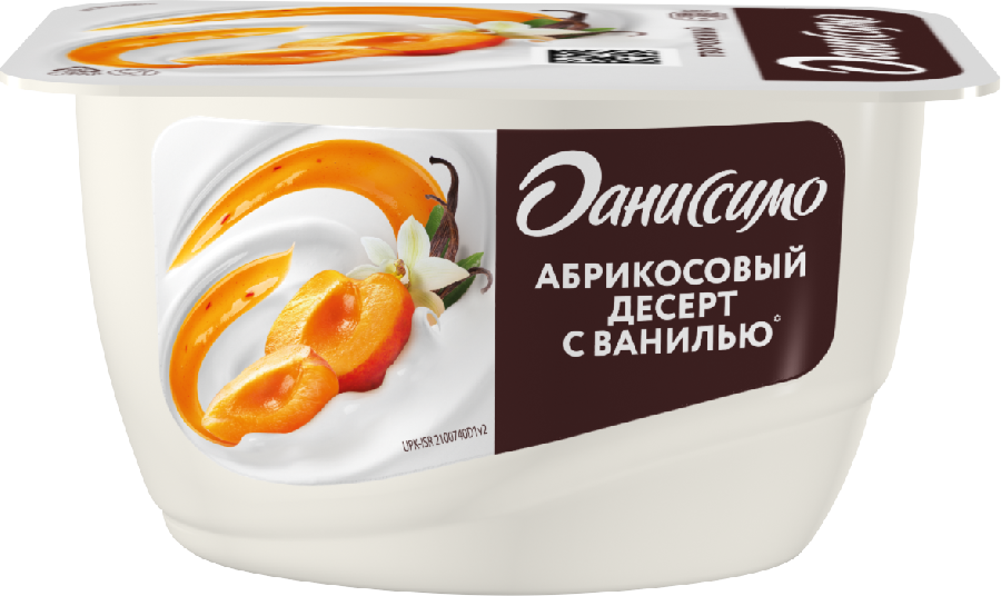 Творожный продукт Даниссимо 5,6% абрикос/ваниль 130г