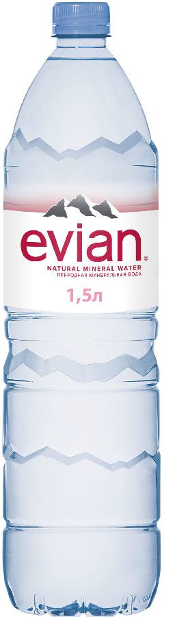 Вода негазированная Evian 1,5л