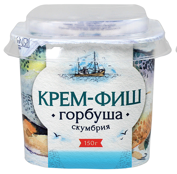 Паста рыбная Крем-фиш Европром горбуша-скумбрия 150г      