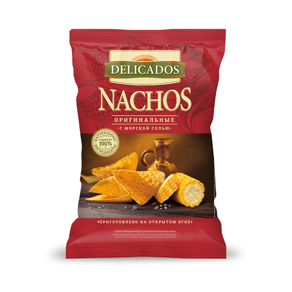 Чипсы кукурузные Начос Оригинальные Delicados 150г