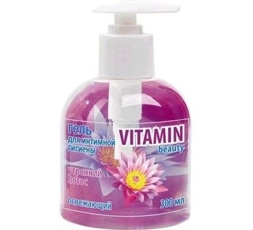 Гель для интимной гигиены Vitamin beauty Утренний лотос освежающий 300мл