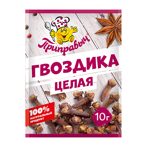 Гвоздика целая Приправыч 10г              