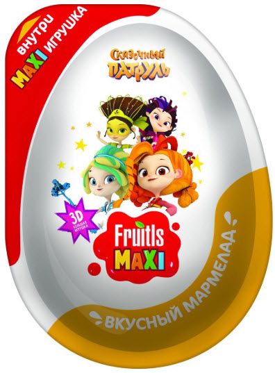 Яйцо Fruitls Maxi мармелад Конфитрейд 10г 