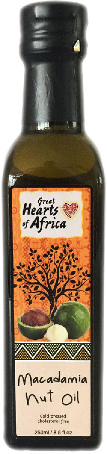 Масло ореха макадамии Great Hearts of Africa 250мл 