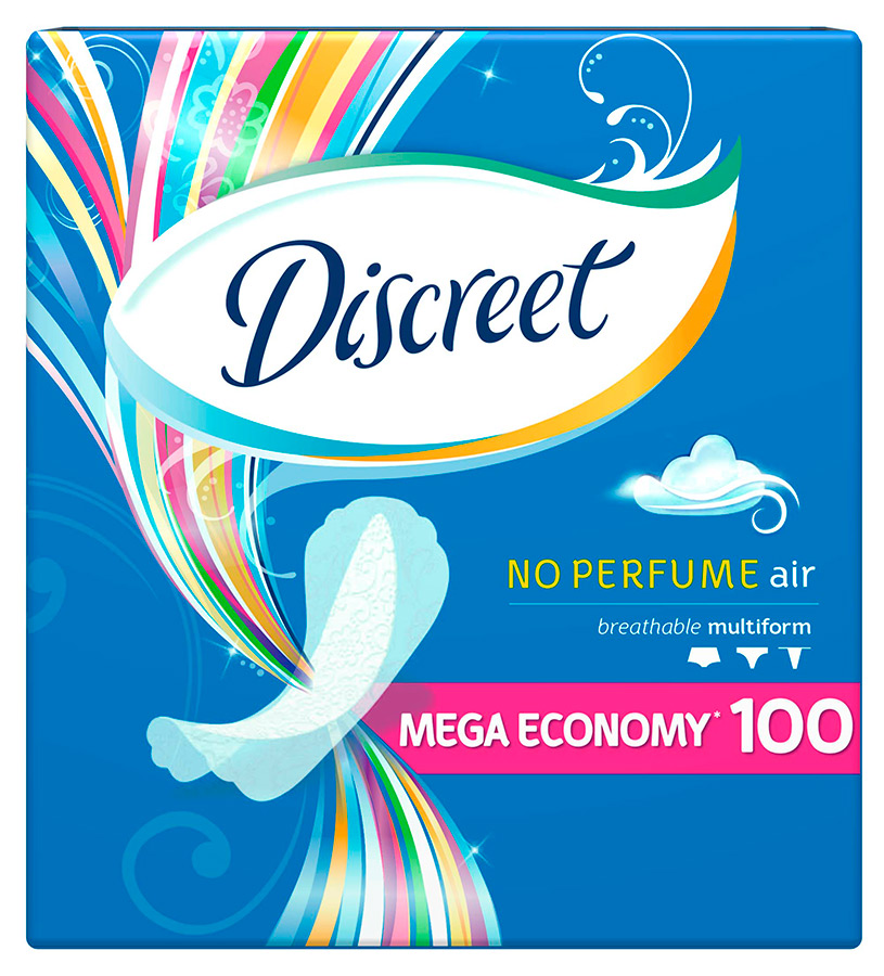Прокладки ежедневные Discreet Air Multiform 100шт