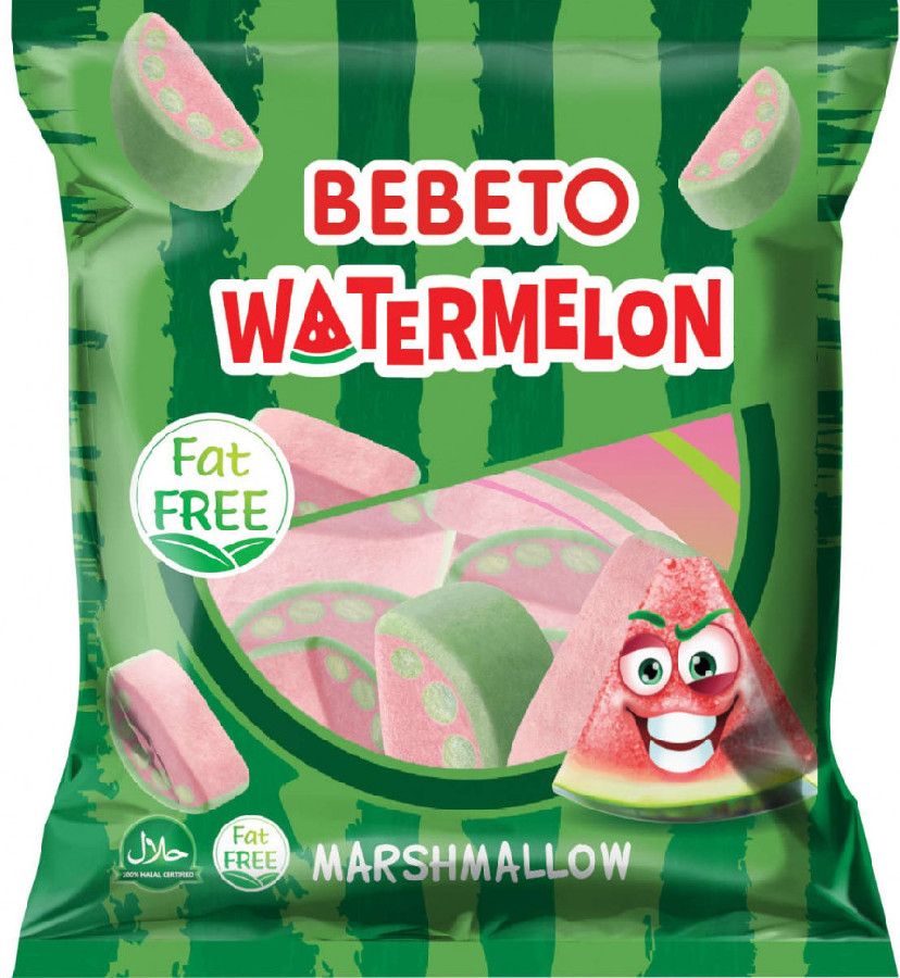 Суфле Маршмеллоу Bebeto вкусом арбуза 60г