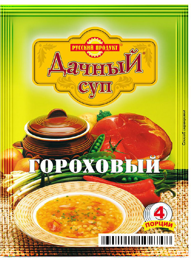 Суп гороховый Дачный Русский продукт 65г