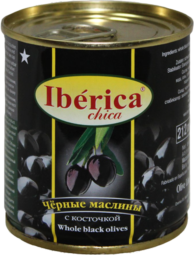 Маслины Чика с косточкой Iberica 200г