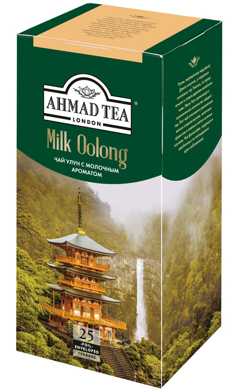 Чай зеленый Ahmad молочный улун 25 пакетиков