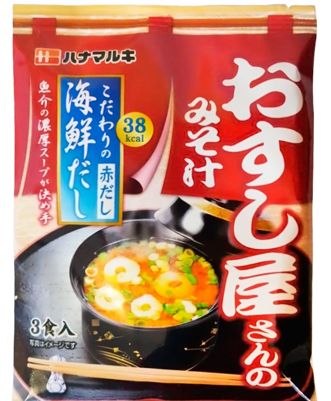 Суп-мисо морепродукты Hanamaruki 3 порции 62,1г