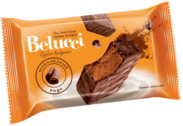 Конфеты Belucci с шоколадным вкусом КДВ 