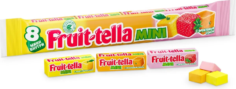 Конфеты Fruittella mini мультипак 88г