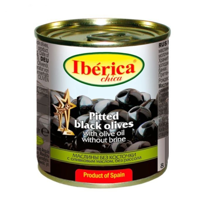 Маслины без косточки в оливковом масле Iberica chica 90г       