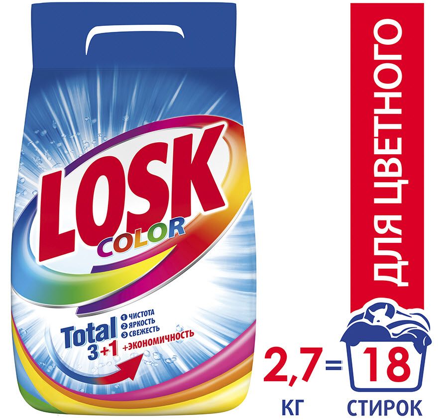 Порошок стиральный Losk Color автомат 2,7кг 