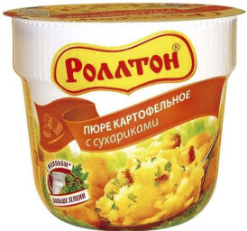 Картофельное пюре сухарики Роллтон 40г
