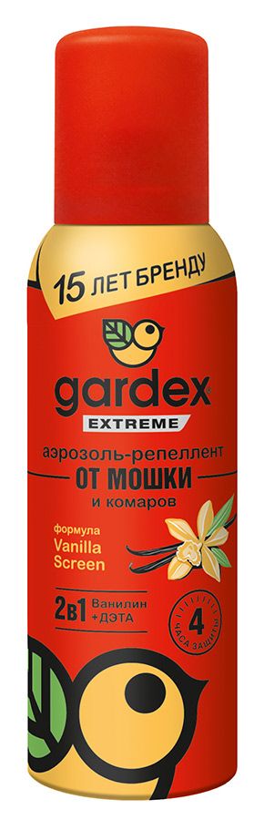 Аэрозоль Gardex Extreme от мошки и комаров 100мл