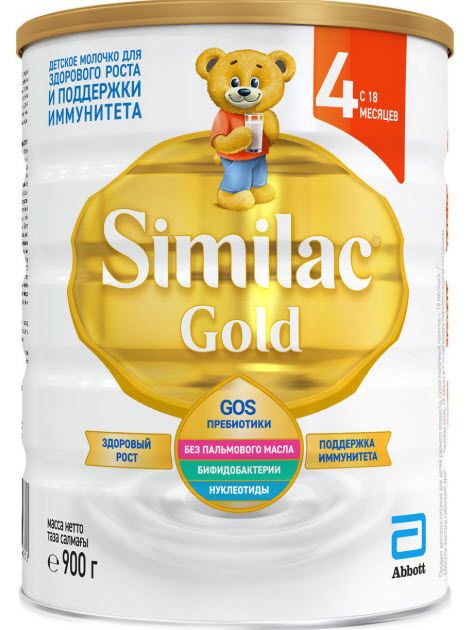 Смесь Similac Gold 4 с 18 месяцев 400г   