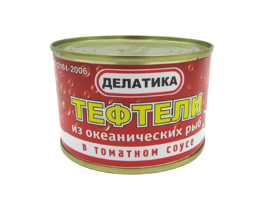 Тефтели рыбные в томатном соусе Делатика 240г     