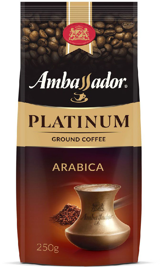 Кофе молотый Ambassador Platinum 250г