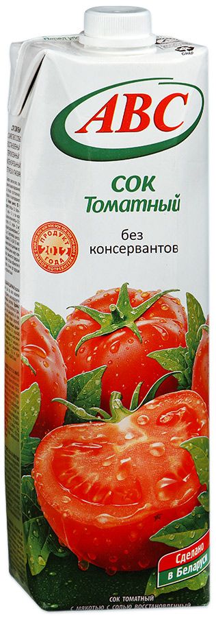 Сок АВС томатный 1л