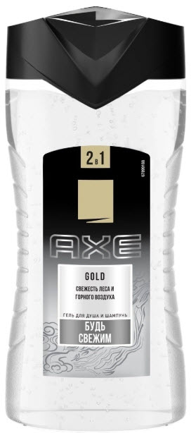 Гель для душа Axe 3в1 Gold 250мл