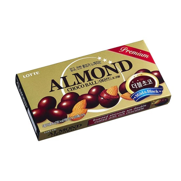 Шоколад молочный Lotte Almond 70г