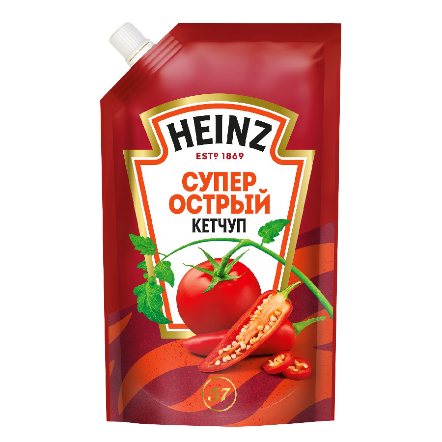 Кетчуп супер острый Heinz 320г