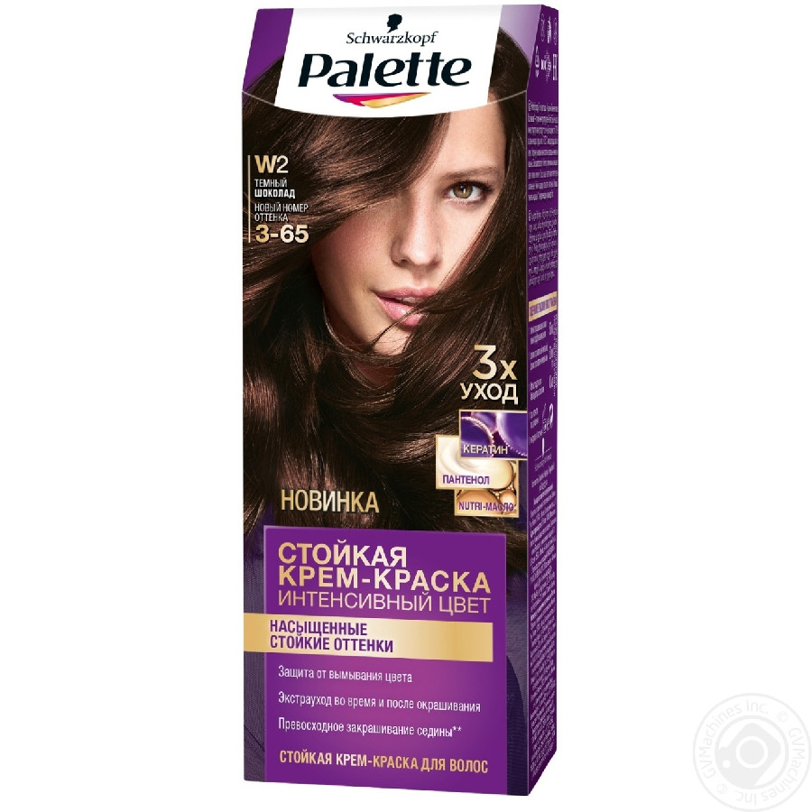 Краска для волос Palette ICC  W2 Темный шоколад