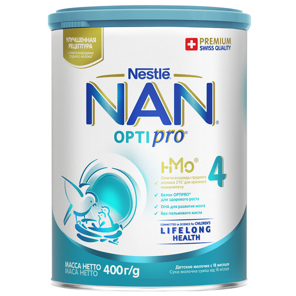 Cмесь Nan Optipro 4 с 18 месяцев 400г