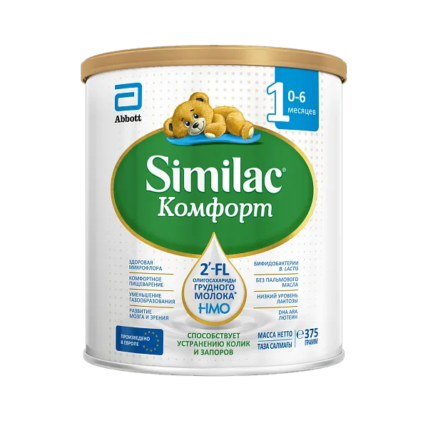 Смесь Similac Комфорт 1 с 0 месяцев 375г 