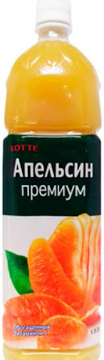 Нектар Lotte апельсин 1,5л