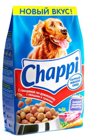 Сухой корм для собак Chappi говядина 2,5кг
