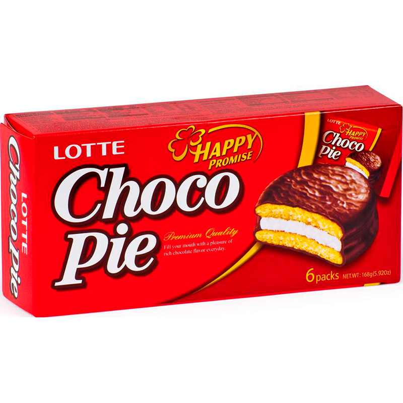 Бисквит Choco Pie 6шт Lotte            