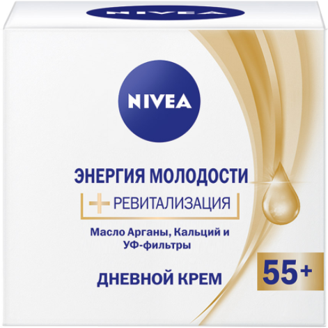 Крем для лица Nivea Энергия молодости 55+ дневной 50мл