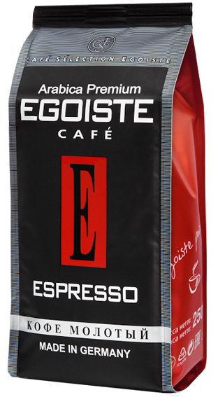 Кофе EGOISTE Espresso молотый 250г 