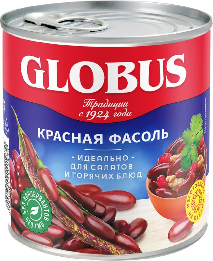 Фасоль красная Globus 425мл