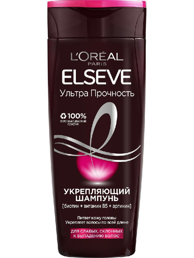 Шампунь для волос Elseve Ультра Прочность 400мл