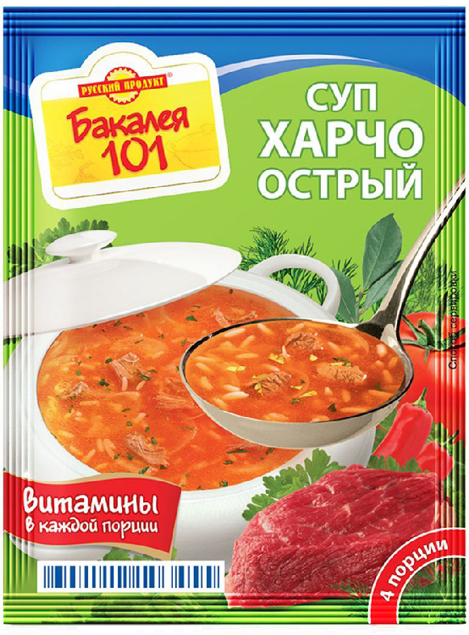 Суп острый Харчо Дачный Русский продукт 65г