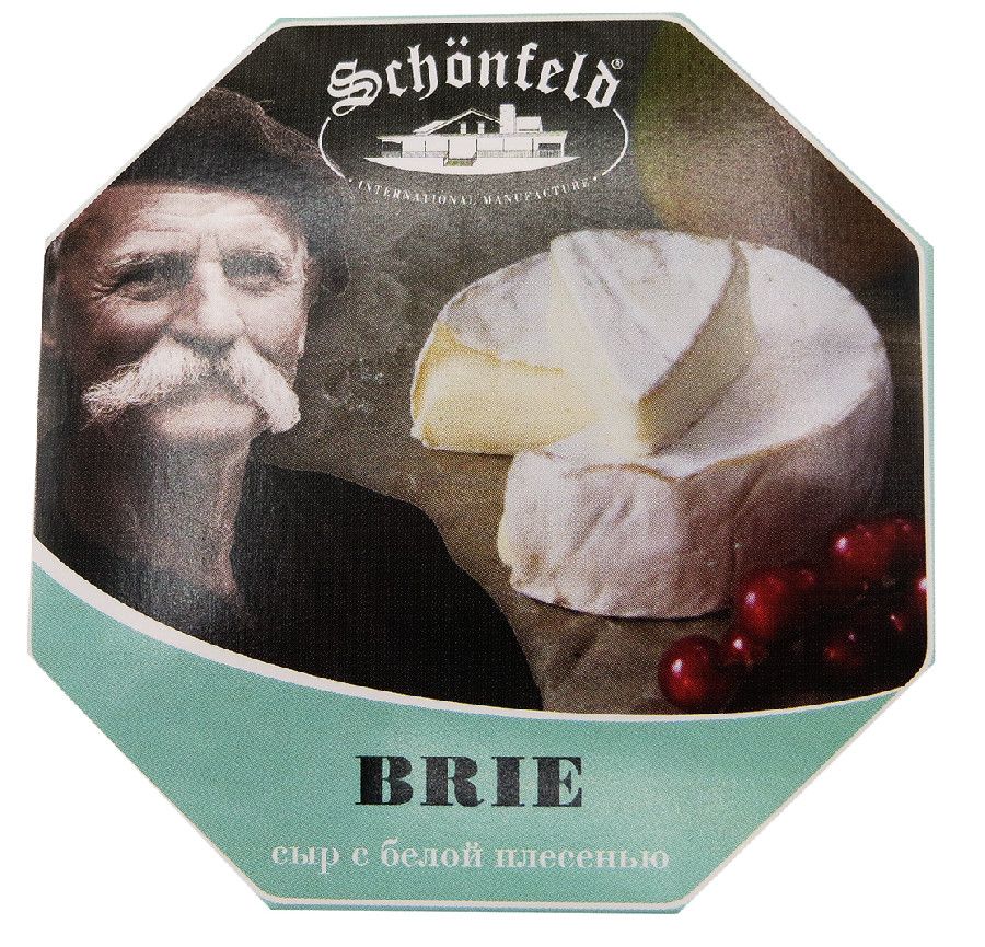 Сыр с белой плесенью Бри 125г Шонфилд