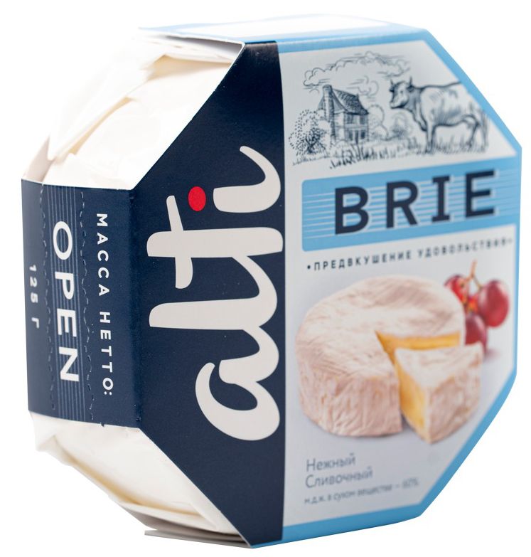Сыр с белой плесенью Бри Alti 60% 125г