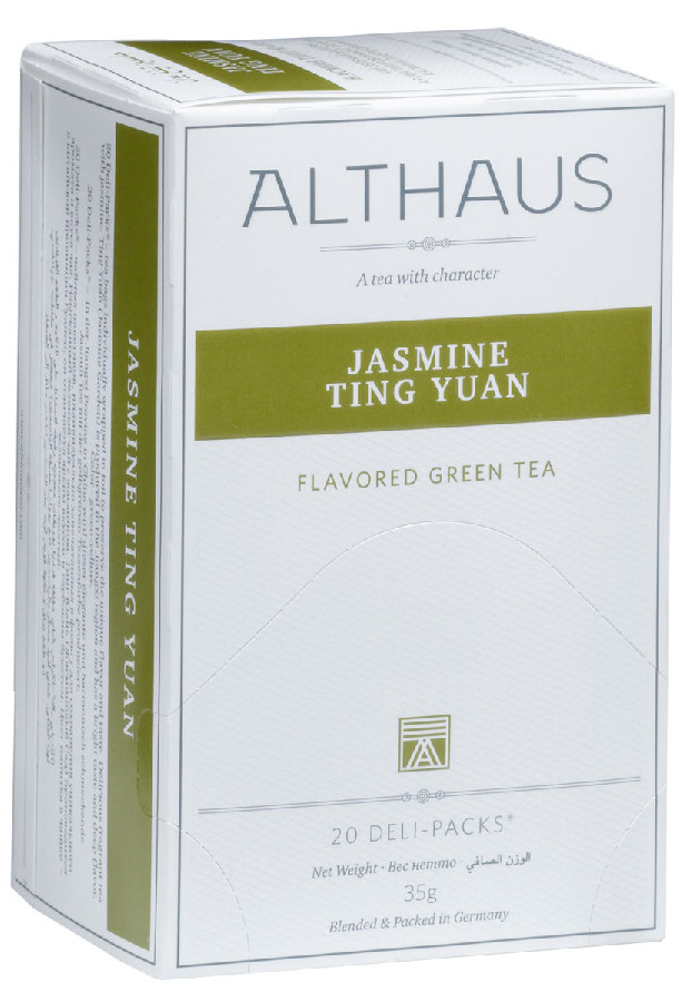 Чай зеленый Althaus Jasminе Ting Yuan 20 пакетиков   