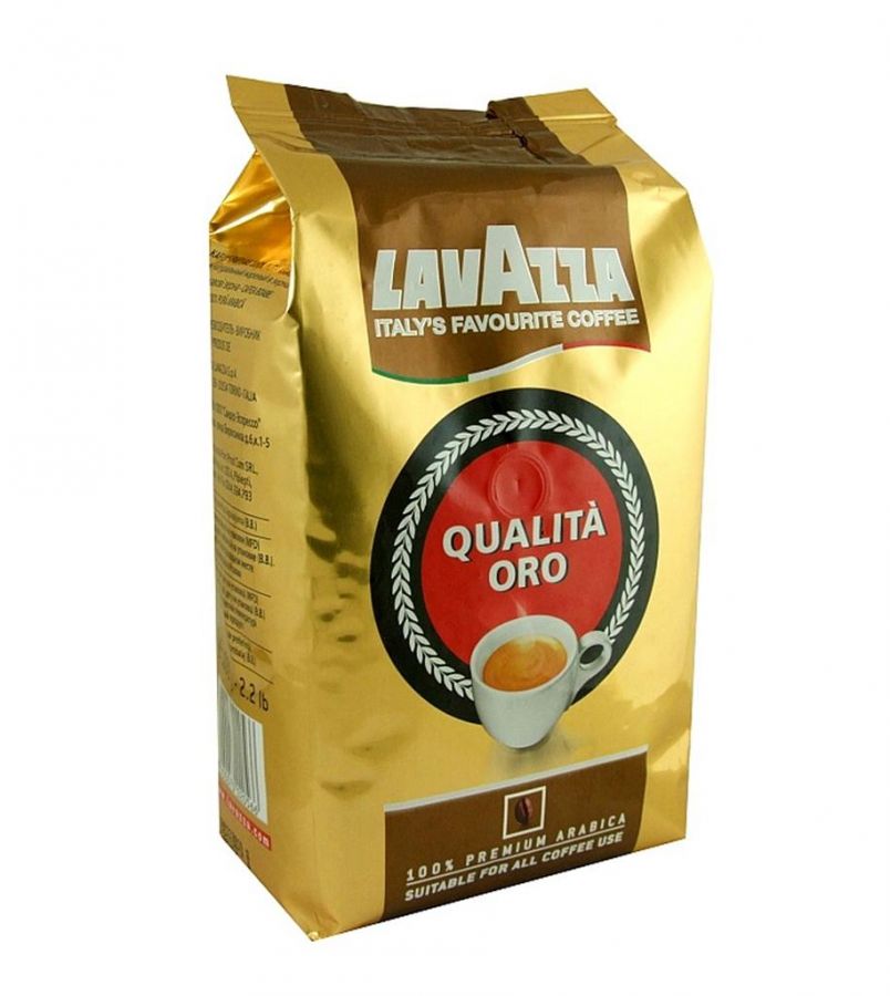 Кофе Lavazza Qualita Oro натуральный в зернах 250г