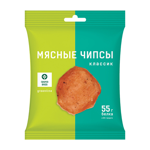 Чипсы Классические из мяса 30г Галерея Вкуса
