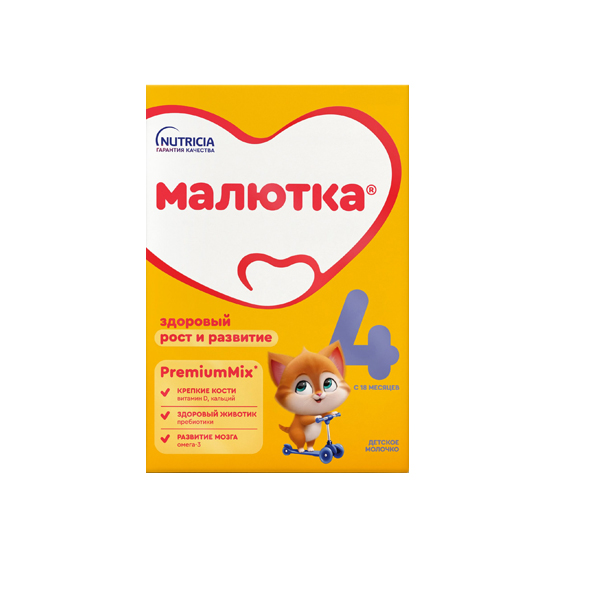 Смесь Малютка 4 с 18 месяцев 600г 